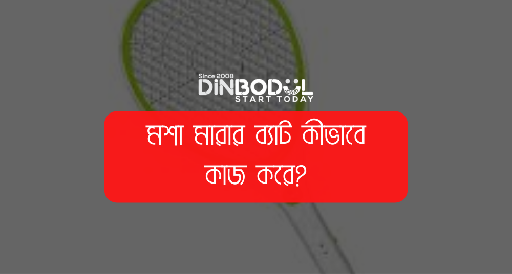 মশা মারার ব্যাট কীভাবে কাজ করে