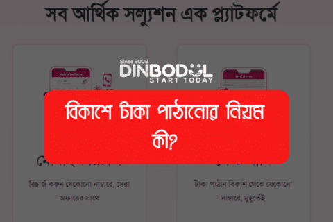 বিকাশে টাকা পাঠানোর নিয়ম কী?